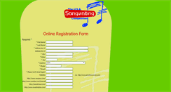 Desktop Screenshot of online.songwriting.net