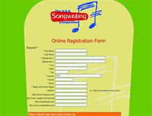 Tablet Screenshot of online.songwriting.net